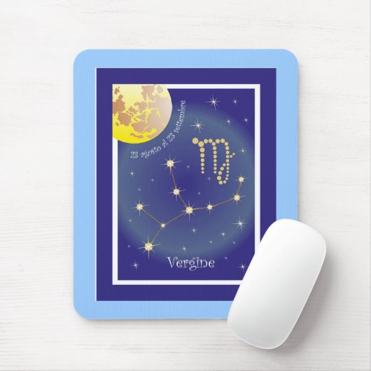 Vergine 23 agosto al 23 settembre Mauspad Muismat (Met muis)