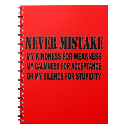 VERGIS JE NOOIT NOTITIEBOEK (Voorkant)