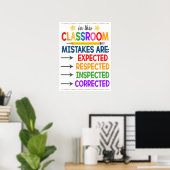 Vergissen betekent dat u het Poster van de klas pr (Thuiskantoor)