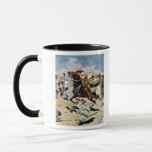 Vergoeding van de 21ste Lancers bij Omdurman Mok (Links)