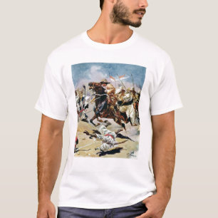 Vergoeding van de 21ste Lancers bij Omdurman T-shirt