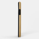 Vergraven hart en Initialen op houten korreltextuu Case-Mate iPhone Case (Achterkant/rechts)