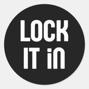 Vergrendel het Politieke Strijd voor Democratie We Ronde Sticker