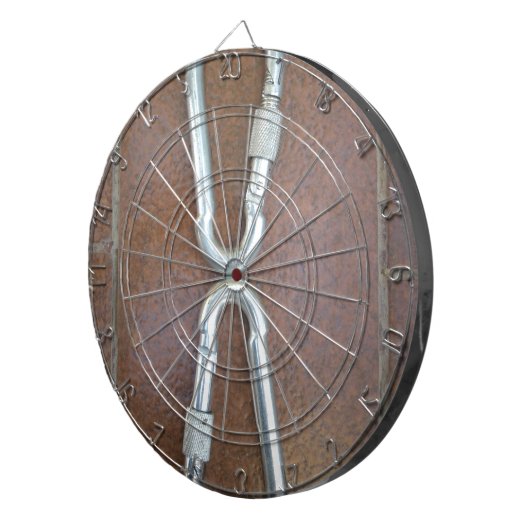 Vergrendeld: duurzaam stalen karabijnhaak ontwerp dartbord (Voorkant Rechts)