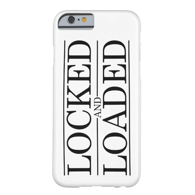 Vergrendeld en geladen chassis Case-Mate iPhone case (Achterkant)