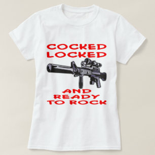 Vergrendeld en klaar om te roteren t-shirt