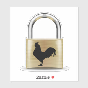 Vergrendeld in kuisheid sticker