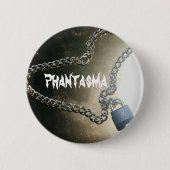 Vergrendeld in pincode ronde button 5,7 cm (Voorkant)