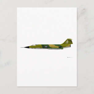 Vergrendelde F-104-strijder Briefkaart