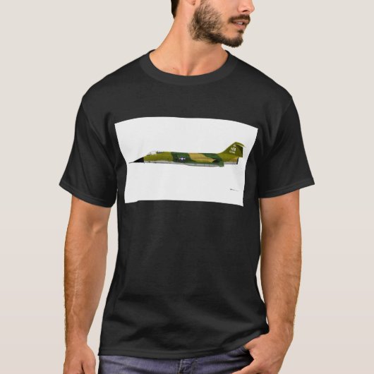 Vergrendelde F-104-strijder T-shirt (Voorkant)
