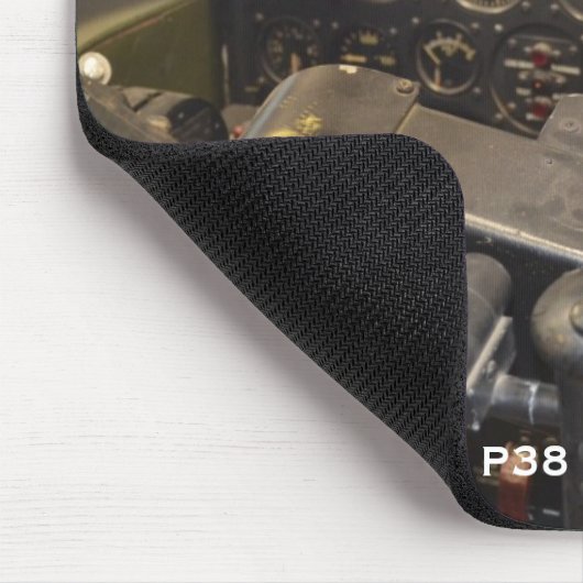 Vergrendelde P38-bliksemkap Muismat (Hoek)