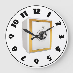 Vergrendelde veilige klok