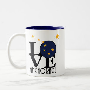 VERGRENDELING 11oz Tweekleurige Koffiemok