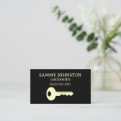 Vergrendeling met een sleutel visitekaartje (Staand voorkant)