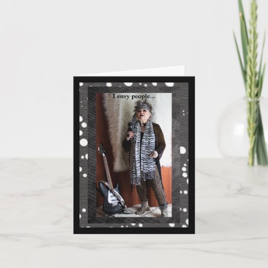 Vergrijzend enthousiast ouder worden kaart (Voorkant)