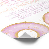 Vergroot de zondagstijd Capsule Poster Roze (Hoek)