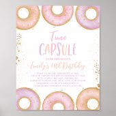 Vergroot de zondagstijd Capsule Poster Roze (Voorkant)