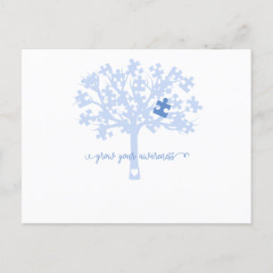 Vergroot uw bewustzijn met een Autism-shirt met bo Aankondigingskaart