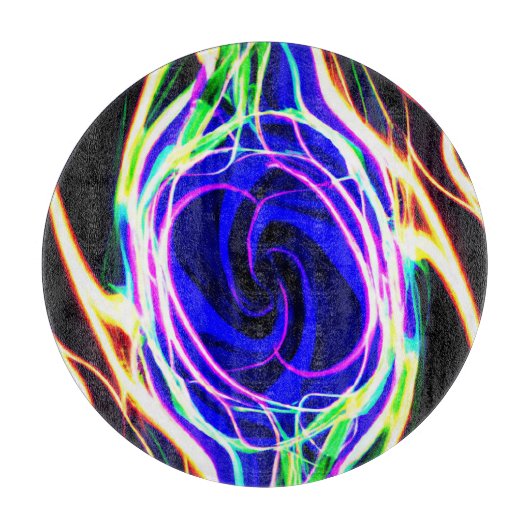 Vergroot uw ruimte met neonpatronen snijplank (Voorkant)