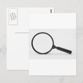 vergrootglas briefkaart (Voorkant / Achterkant)