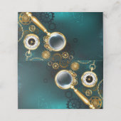 Vergrootglas in Steampunk-stijl (Buitenkant ongevouwen)