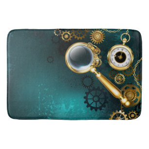 Vergrootglas in Steampunk-stijl Badmat