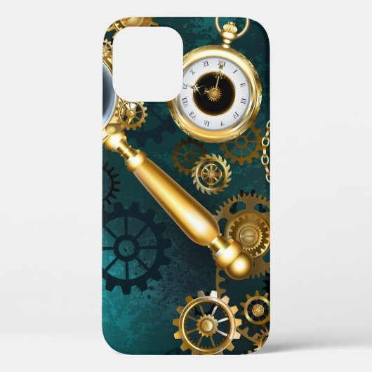 Vergrootglas in Steampunk stijl Case-Mate iPhone Case (Achterkant)
