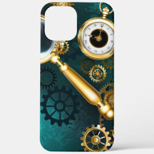 Vergrootglas in Steampunk stijl iPhone 12 Pro Max Hoesje