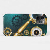 Vergrootglas in Steampunk-stijl Case-Mate iPhone Case (Achterkant (horizontaal))