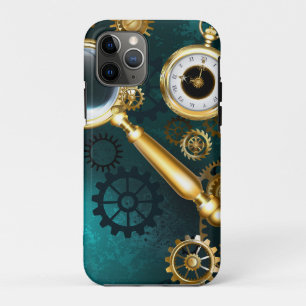 Vergrootglas in Steampunk-stijl iPhone 11 Pro Hoesje
