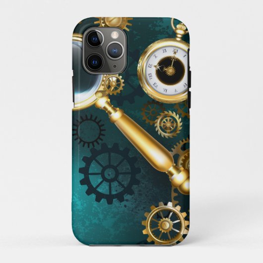 Vergrootglas in Steampunk-stijl Case-Mate iPhone Case (Achterkant)