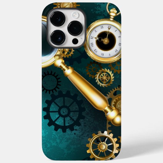 Vergrootglas in Steampunk-stijl Case-Mate iPhone Case (Achterkant)