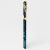 Vergrootglas in Steampunk-stijl iPhone Hoesje (Rechterkant)