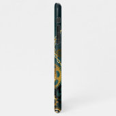 Vergrootglas in Steampunk-stijl iPhone Hoesje (Linkerkant)