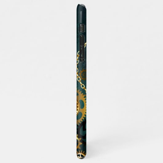 Vergrootglas in Steampunk-stijl iPhone Hoesje (Linkerkant)