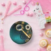 Vergrootglas in Steampunk-stijl Papieren Kommen (Feest)