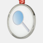 Vergrootglas Metalen Ornament (Links)