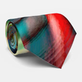 Vergrote pixelspiraal met gehamerd glastoneel    stropdas (Opgerold)