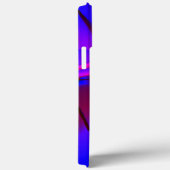 Vergroting digitale verf met blauwdruk op wijn Case-Mate iPhone case (Achterkant / Rechts)