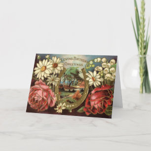 Vergroting van het liefhebben van Birthday Kaart