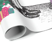 Vergulde Leeftijd Victoriaans Kerst Inpakpapier 🎄 (Rol Hoek)