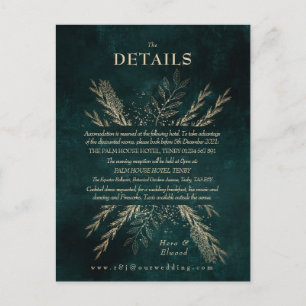 Vergulde Meadow Details behuizing Briefkaart