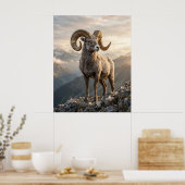 Vergulde Ram Piek Poster (Keuken)
