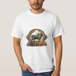 Vergulde Smaragd Heilige Stier T-shirt