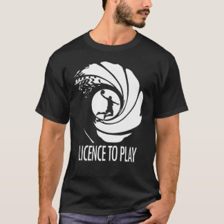 VERGUNNING OM BASKETBAL T-shirt Ontwerp