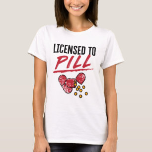 Vergunning verleend aan het Afstudeerder van het A T-shirt