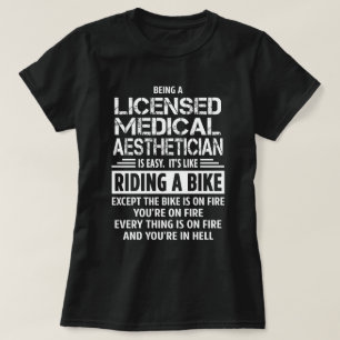 Vergunninghoudend medisch estheticus t-shirt