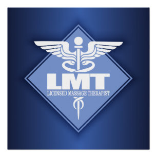 Vergunninghoudende massagetherapeut perfect poster