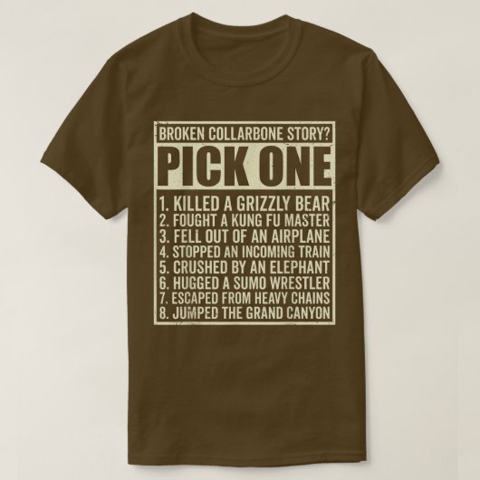 Verhaal gebroken gebroken gebroken breukstollingss t-shirt (Design voorkant)
