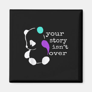 Verhaal Niet Over - Semicolon Gift Zelfmoordpreven Magneet